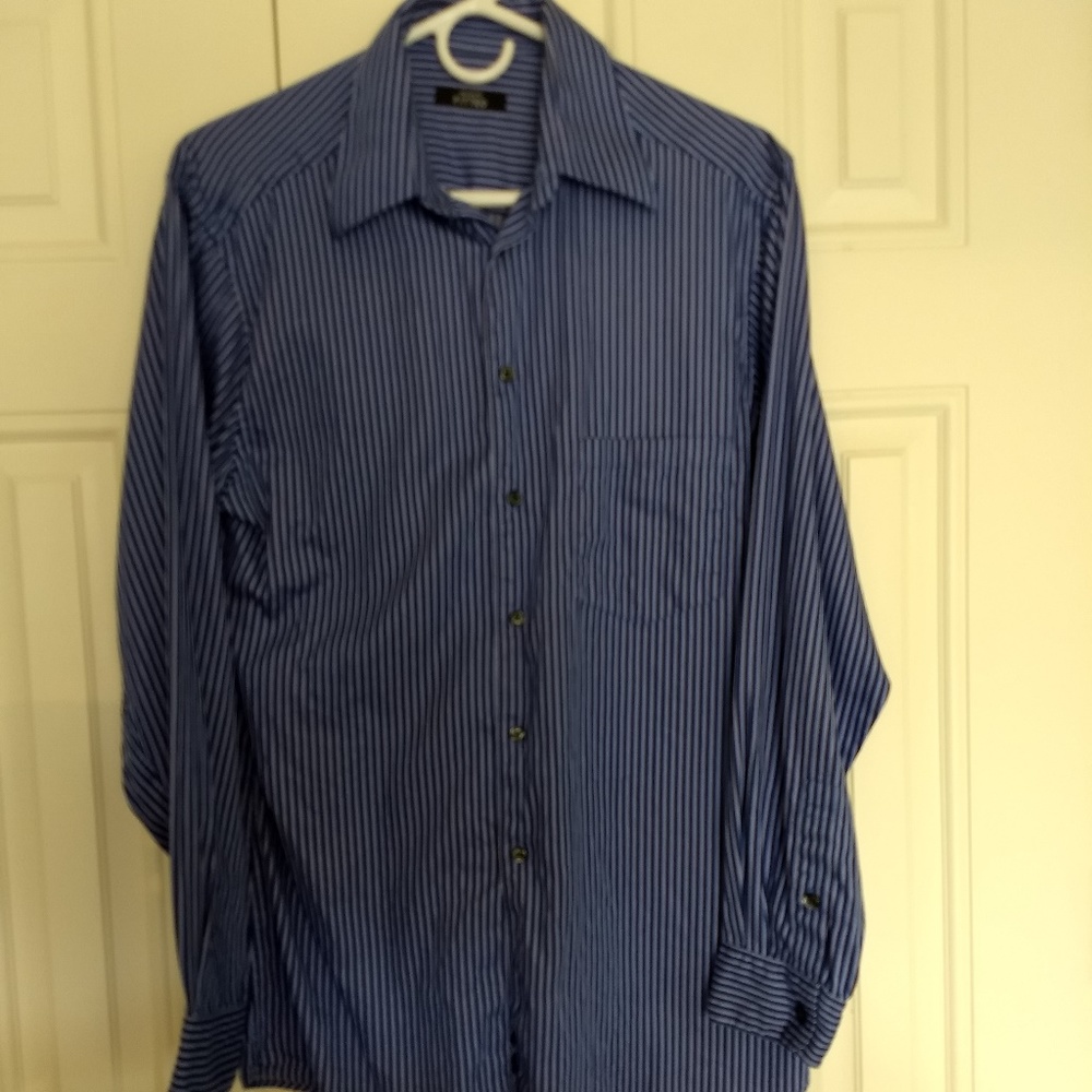 Alfani fitted long sleeve dress shirt